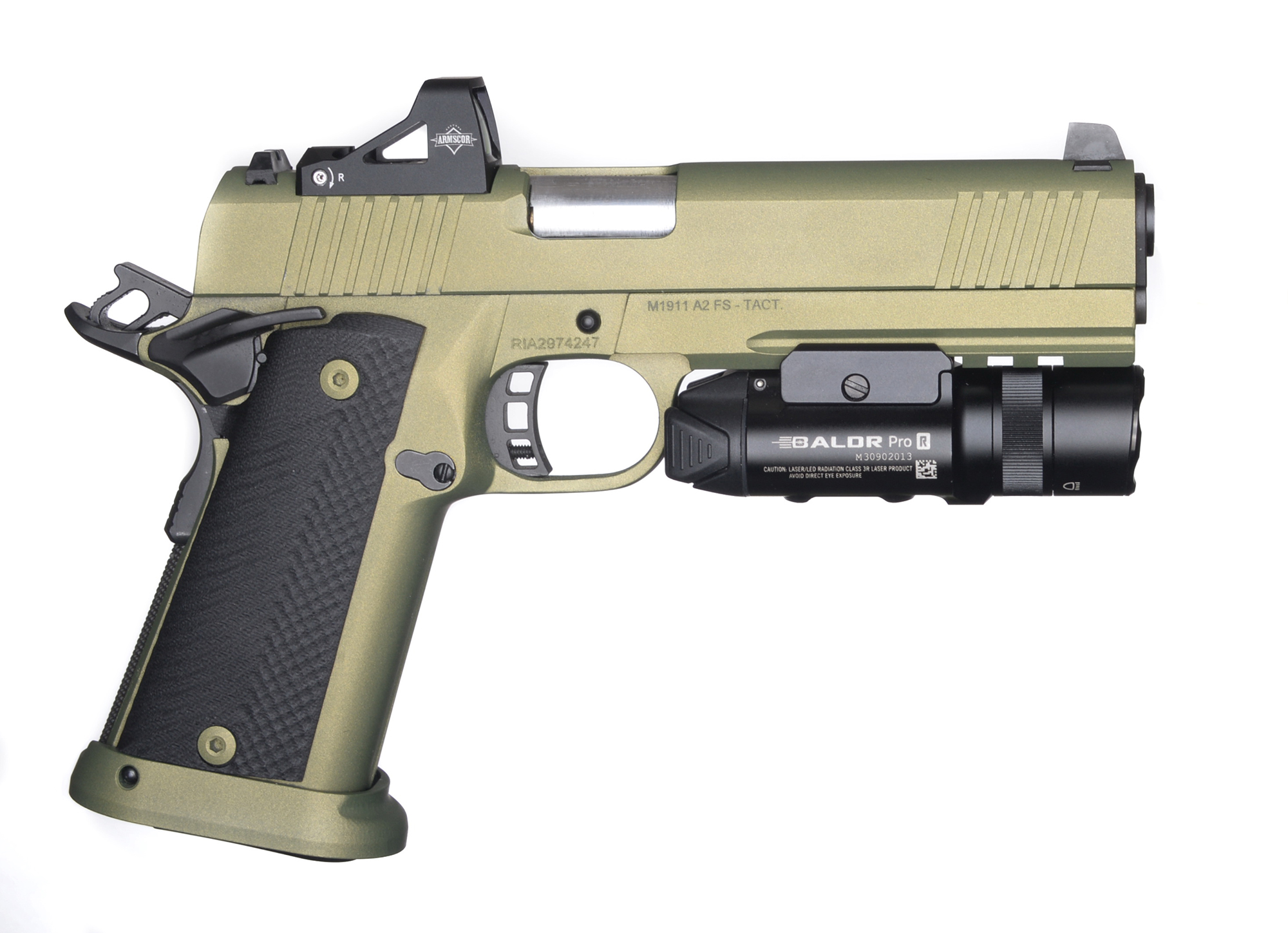 Rock Island Tac DS 9mm in Crocodile | Cerakote