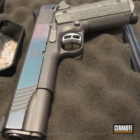 Powder Coating: Kimber,1911,Gun Metal Grey H-219,Tungsten H-237
