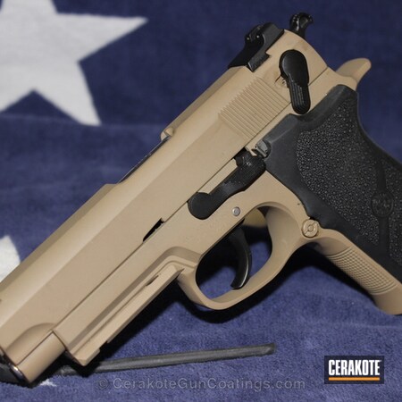 Powder Coating: Smith & Wesson,Handguns,Micro Slick Dry Film Coating,MICRO SLICK DRY FILM LUBRICANT COATING (AIR CURE) C-110,Coyote Tan H-235