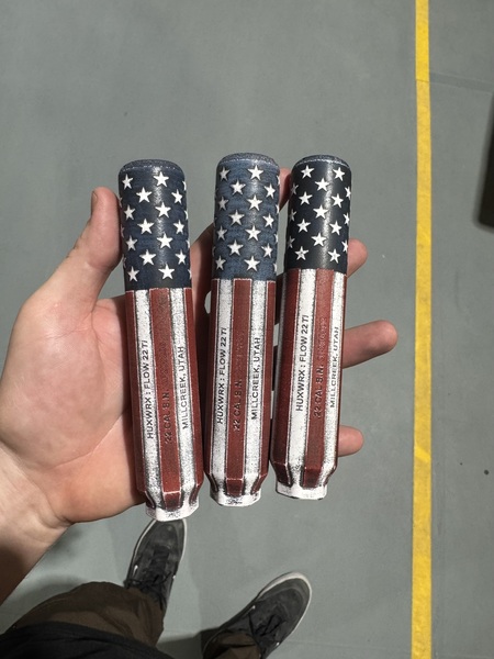 Huxwrx 22 American flag distressed | Cerakote