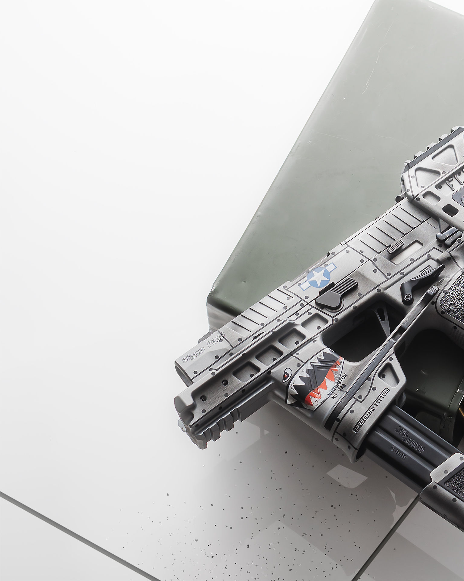 P-40 Warhawk themed Flux Raider | Cerakote