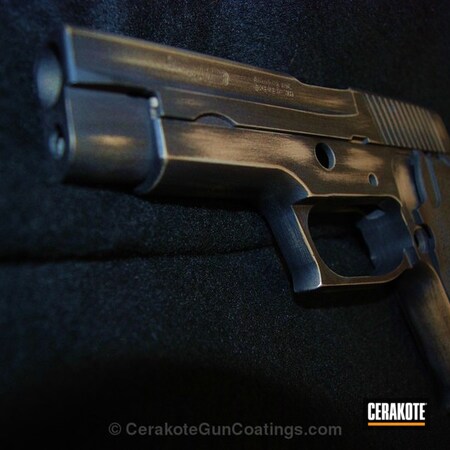 Powder Coating: Graphite Black H-146,Shimmer Gold H-153,Handguns,Burnt Bronze H-148