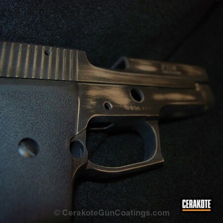 Powder Coating: Graphite Black H-146,Shimmer Gold H-153,Handguns,Burnt Bronze H-148