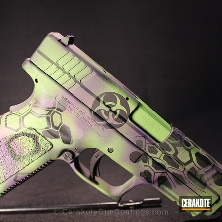 Powder Coating: Graphite Black H-146,Zombie Green H-168,Handguns,Springfield Armory