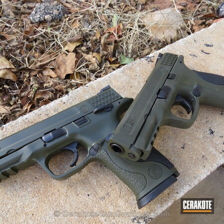 Powder Coating: Handguns,Sniper Green H-229