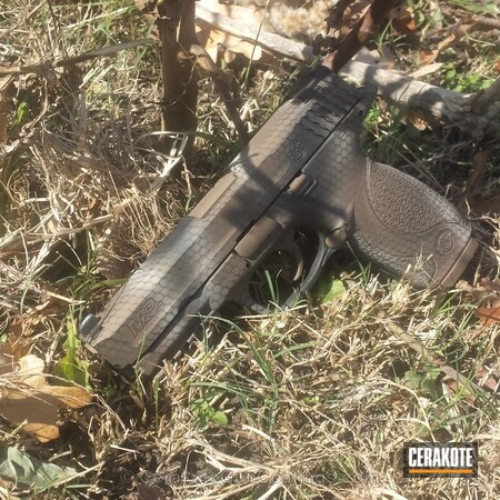 Powder Coating: Graphite Black H-146,Smith & Wesson,Handguns,DESERT SAND H-199,Patriot Brown H-226