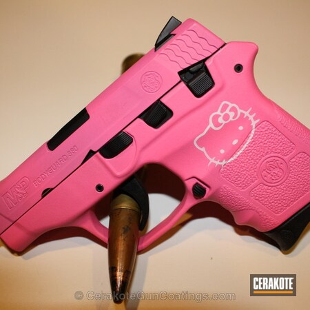 Powder Coating: Bright White H-140,Graphite Black H-146,Smith & Wesson,Ladies,Prison Pink H-141