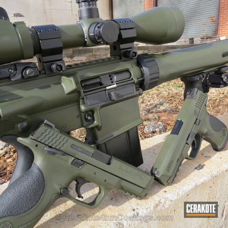 Powder Coating: Armor Black H-190,Sniper Green H-229,Tactical Rifle