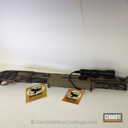 Powder Coating: Shotgun,Armor Black H-190,Remington,MAGPUL® FLAT DARK EARTH H-267
