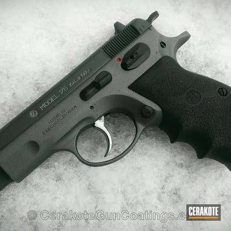 Powder Coating: Handguns,CZ,Satin Mag H-147,Sniper Grey H-234,Sniper Grey