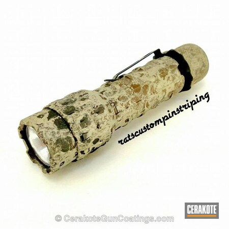 Powder Coating: Shimmer Gold H-153,Cerakote,Cobalt H-112,Burnt Bronze H-148,Flashlights,5.11 Flashlight