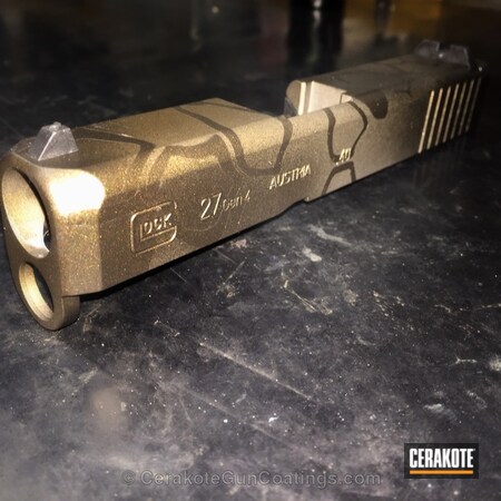 Powder Coating: Glock,Burnt Bronze H-148,Gun Parts