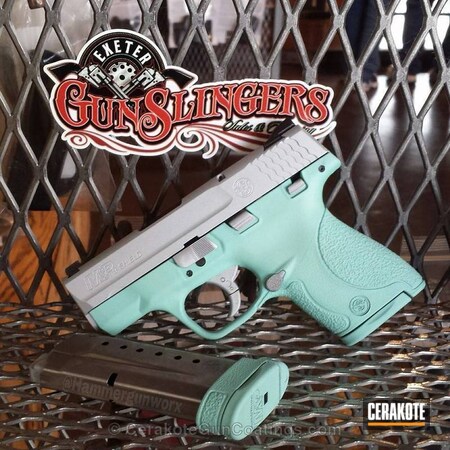 Powder Coating: Smith & Wesson,Ladies,Robin's Egg Blue H-175
