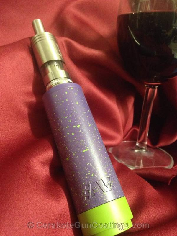 H-217 Bright Purple with H-168 Zombie Green by Wayne | Cerakote
