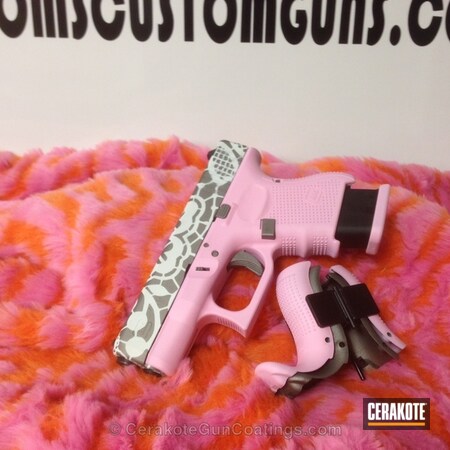 Powder Coating: Bright White H-140,Glock,Handguns,Titanium H-170