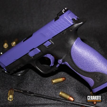Powder Coating: Smith & Wesson,Handguns,SIG™ PINK H-224,Sky Blue H-169