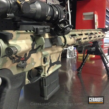 Powder Coating: Graphite Black H-146,Cerakote,Sniper Green H-229,Tactical Rifle,Woodland Camo,Coyote Tan H-235