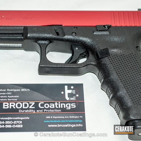 Powder Coating: Glock,FIREHOUSE RED H-216,Gun Parts
