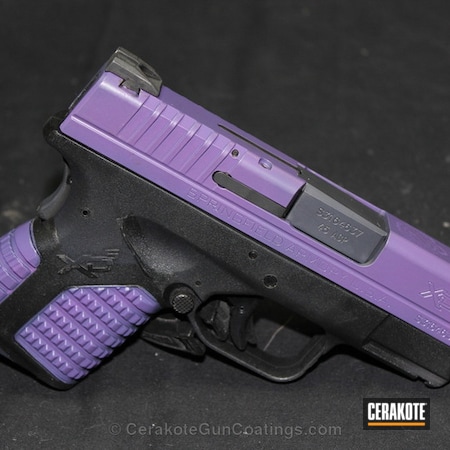 Powder Coating: Handguns,Micro Slick Dry Film Coating,Springfield Armory,Bright Purple H-217,MICRO SLICK DRY FILM LUBRICANT COATING (AIR CURE) C-110