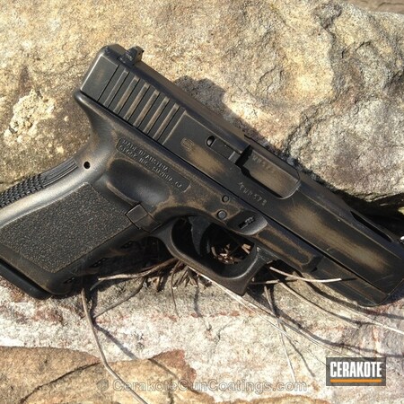 Powder Coating: Graphite Black H-146,Glock,Cerakote,Handguns,Burnt Bronze H-148