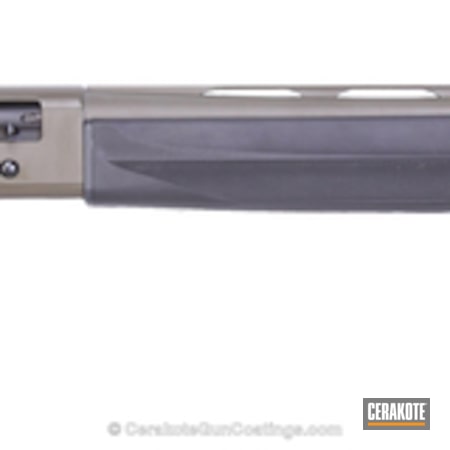 Powder Coating: Shotgun,Beretta,O.D. Green H-236,Beretta 390,Burnt Bronze H-148