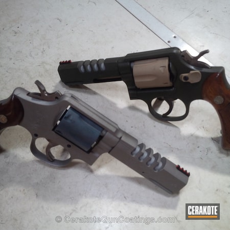 Powder Coating: Taurus Stainless H-155,Smith & Wesson,Blue Titanium H-185,Revolver