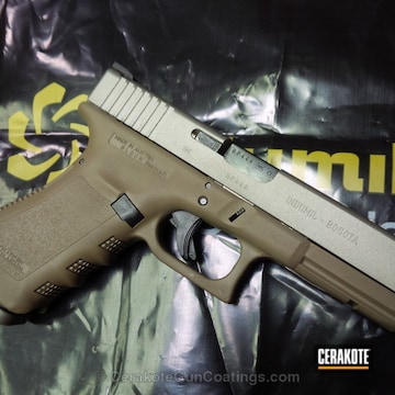 Cerakoted H-155 Taurus Stainless With H-265 Flat Dark Earth