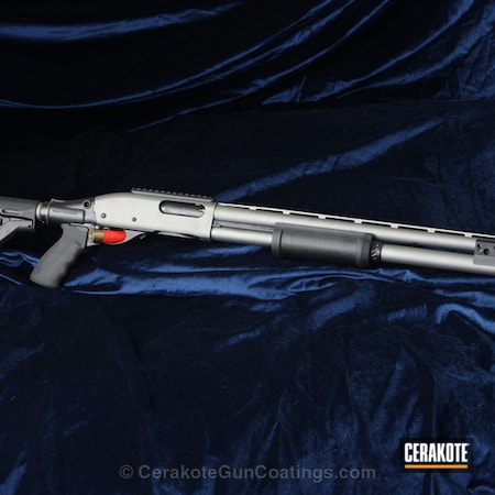 Powder Coating: Shotgun,Cerakote,Armor Black H-190,Remington 870,Remington,Tungsten H-237