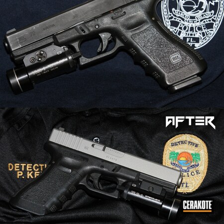 Powder Coating: Graphite Black H-146,Glock,Cerakote,Handguns,Titanium H-170,Glock 22