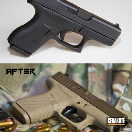 Powder Coating: Glock,Handguns,Patriot Brown H-226,Coyote Tan H-235,Glock 42