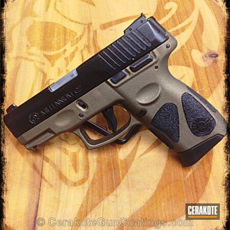 Powder Coating: Graphite Black H-146,Cerakote,Handguns,Taurus,Burnt Bronze H-148