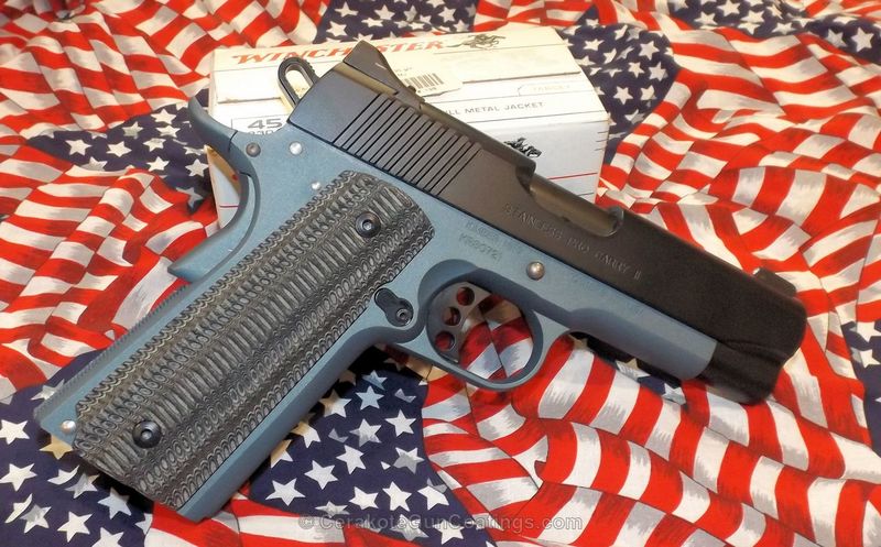 Socom Blue H-245 Socom Blue with H-185 Blue Titanium by Reginald Brannan | Cerakote