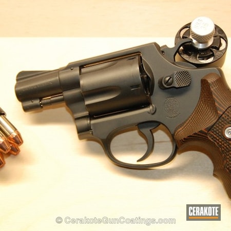 Powder Coating: Smith & Wesson,Frame,Polished,Revolver,1964 S&W Model 36,Sniper Grey H-234,Sniper Grey,Polished Bores