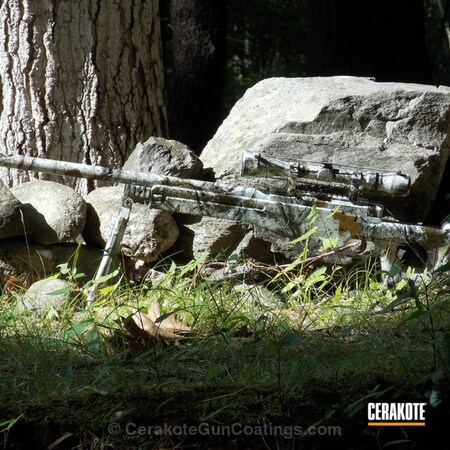 Powder Coating: Bright White H-140,Hydrographics,Cerakote,Bolt Action Rifle
