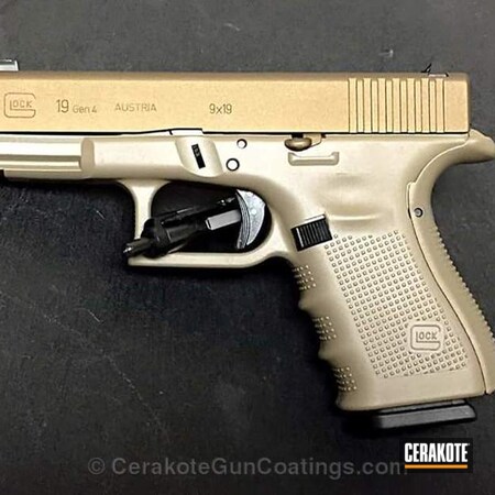 Powder Coating: Glock,Handguns,Burnt Bronze H-148,Flat Dark Earth H-265
