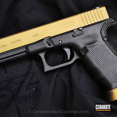 Powder Coating: Glock,Handguns,Glock 34,Burnt Bronze H-148