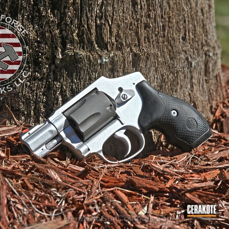 Powder Coating: Satin Aluminum H-151,Smith & Wesson,Cerakote,Handguns,S&W 357 Magnum,S&W
