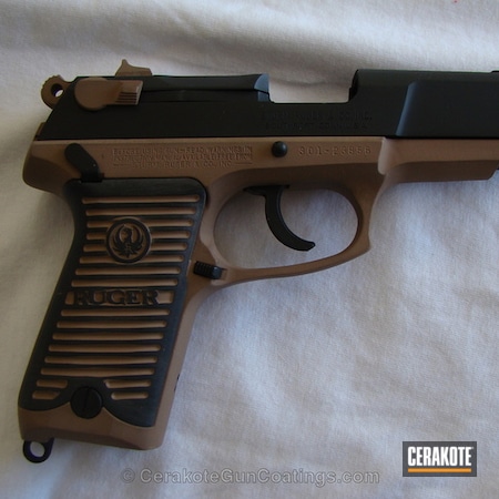 Powder Coating: Graphite Black H-146,Handguns,Medium Brown H-154,Ruger