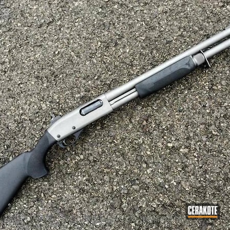 Powder Coating: Shotgun,Remington 870,Tungsten H-237