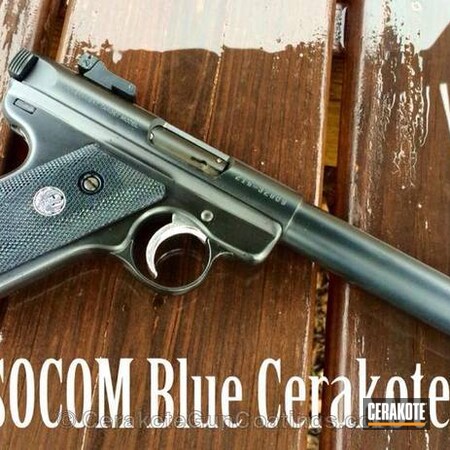 Powder Coating: Handguns,SOCOM BLUE  H-245,Ruger