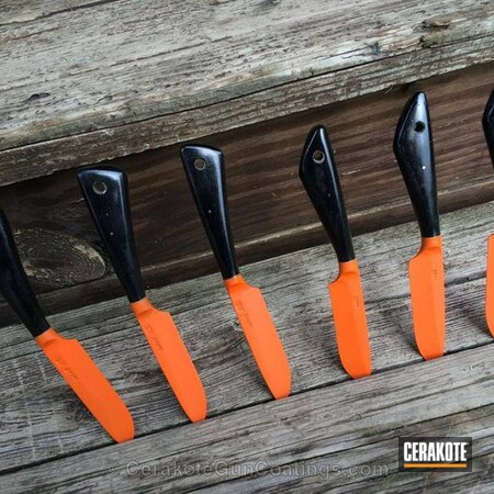 Powder Coating: Knives,Safety Orange H-243