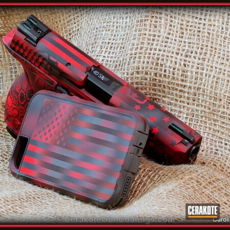 Powder Coating: Red,Graphite Black H-146,Smith & Wesson,Handguns,USMC Red H-167,SIG™ DARK GREY H-210,Red Dawn