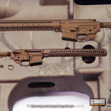 Powder Coating: Stag Arms,Tactical Rifle,Project,Burnt Bronze H-148