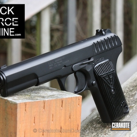 Powder Coating: Graphite Black H-146,Polished,Handguns,Tokarev