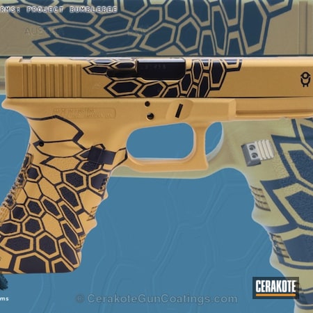 Powder Coating: Glock,Handguns,Gold H-122,SOCOM BLUE  H-245