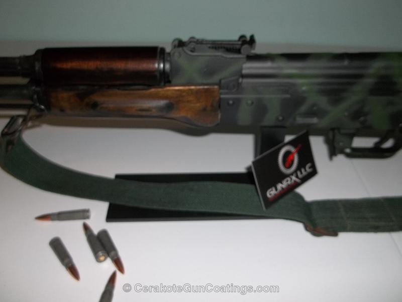 H-190 Armor Black with H-200 Highland Green by Mike Roundtree | Cerakote