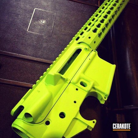 Powder Coating: Zombie Green H-168,Gun Parts
