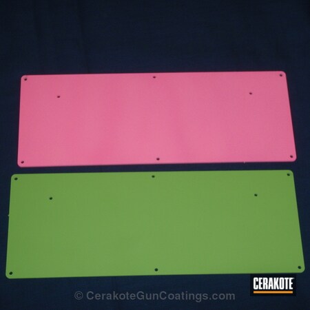 Powder Coating: Zombie Green H-168,Keyboard,More Than Guns,Custom,Prison Pink H-141