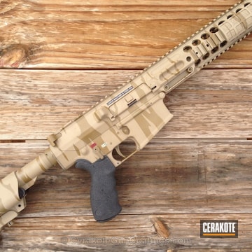 Cerakoted H-235 Coyote Tan With H-30118 Fs Field Drab