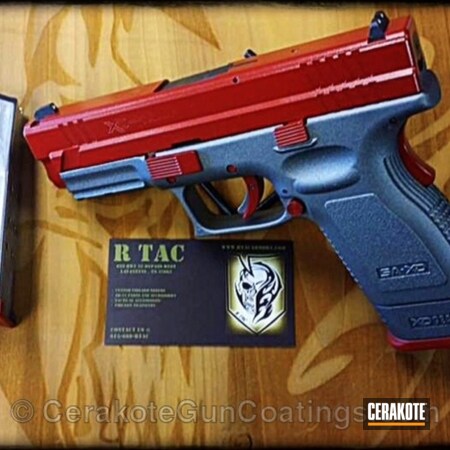 Powder Coating: Crimson H-221,Springfield XD45,Handguns,Springfield Armory,Stainless H-152